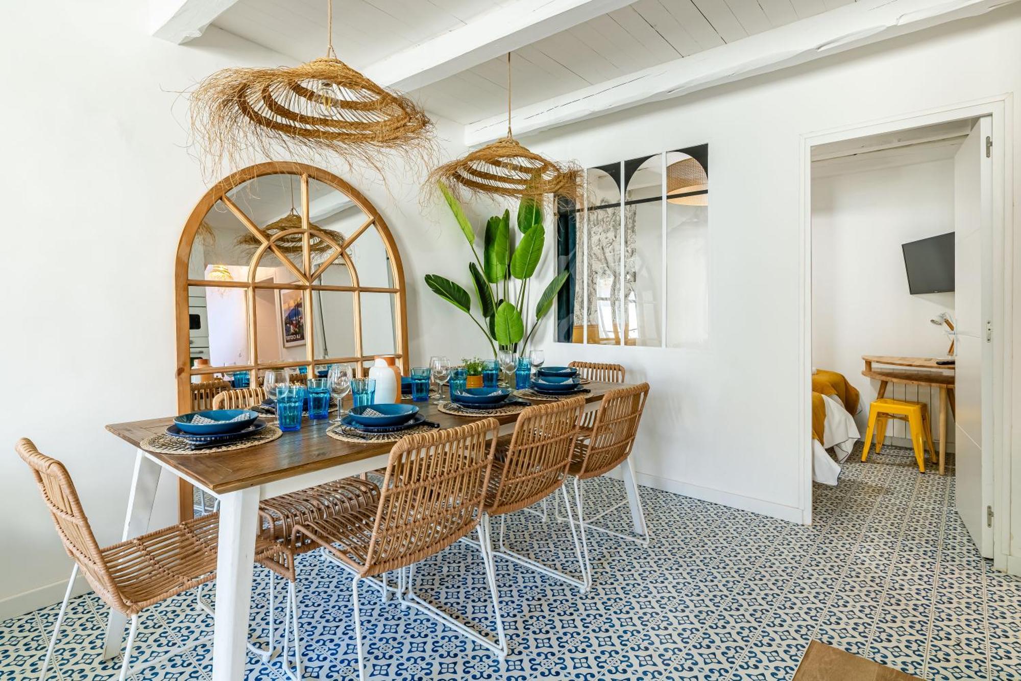 Casa Azul - Magnifique Duplex Coeur Historique 4 Chambres Avec Terrasse Vue Mer Ла-Сьйота Екстер'єр фото