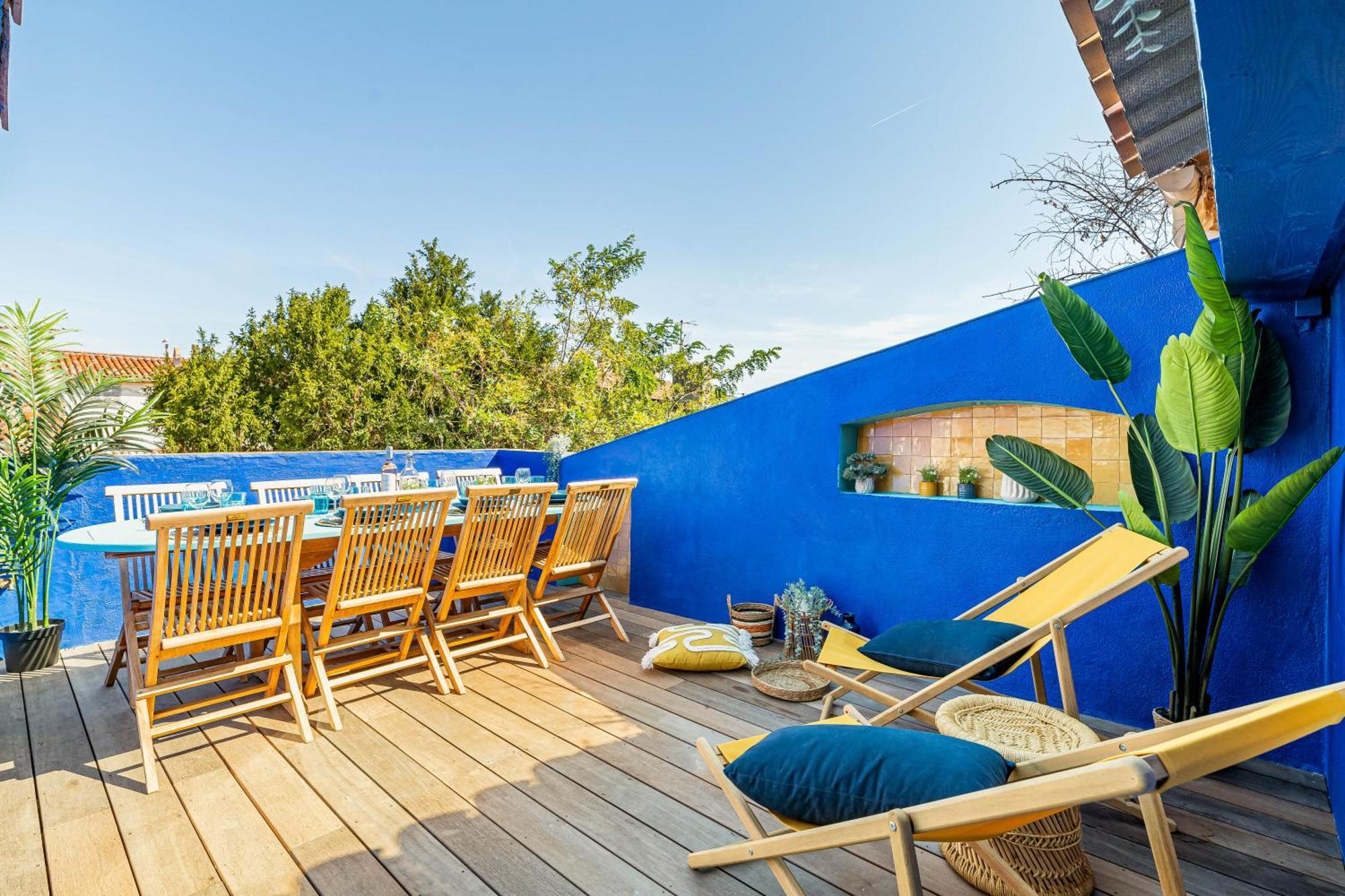 Casa Azul - Magnifique Duplex Coeur Historique 4 Chambres Avec Terrasse Vue Mer Ла-Сьйота Екстер'єр фото